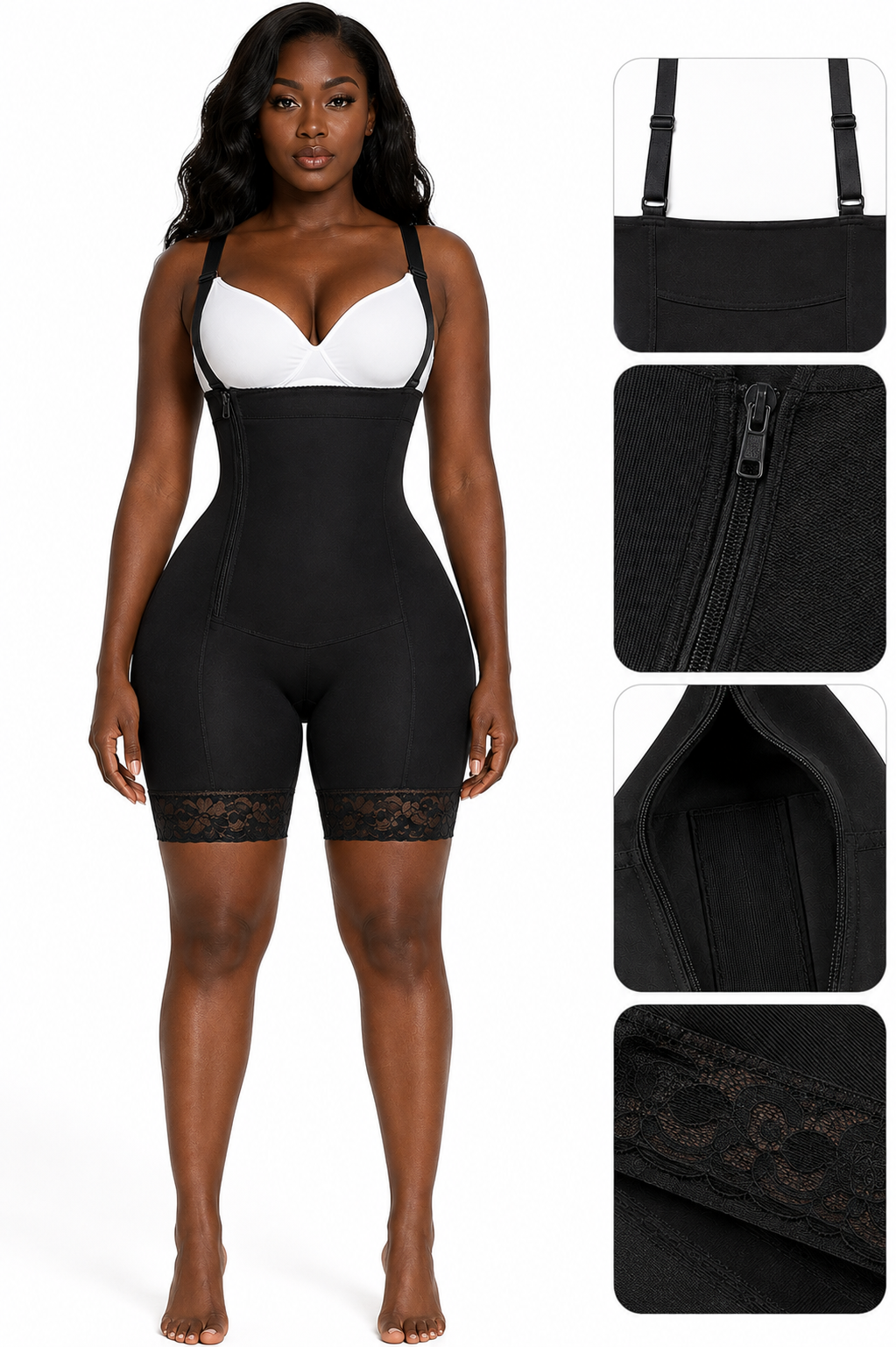 Shapéa Empress Open-Bust Compression Bodysuit